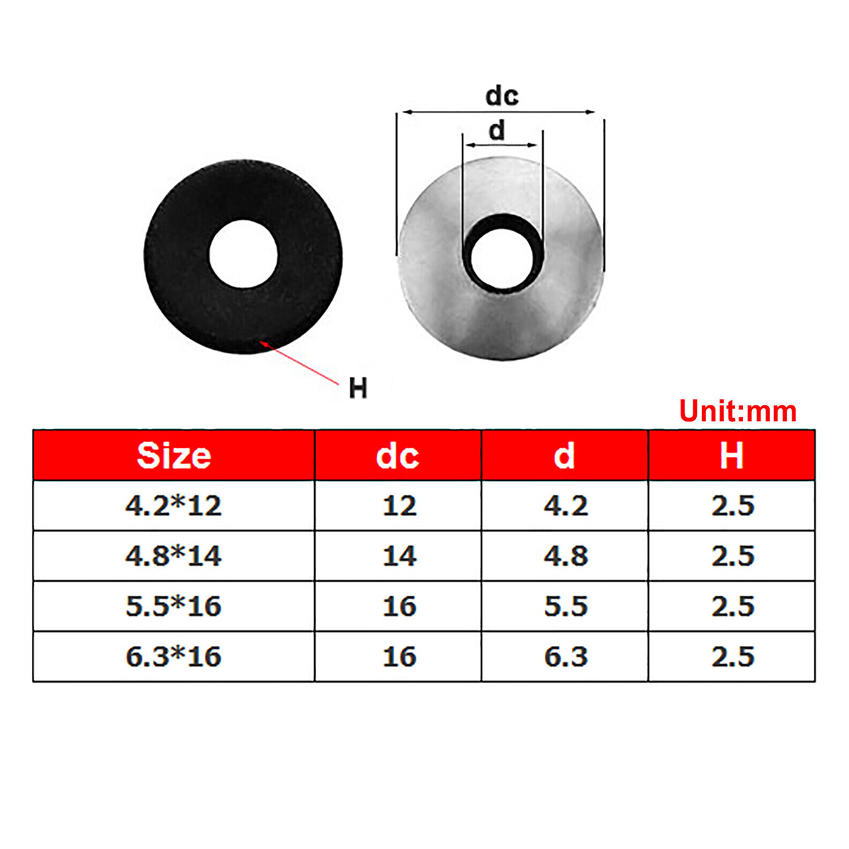 Sealing Washer high strength 4.8 6.8 8.8 10.9 12.9 manufacture wholesale pric ( (4)